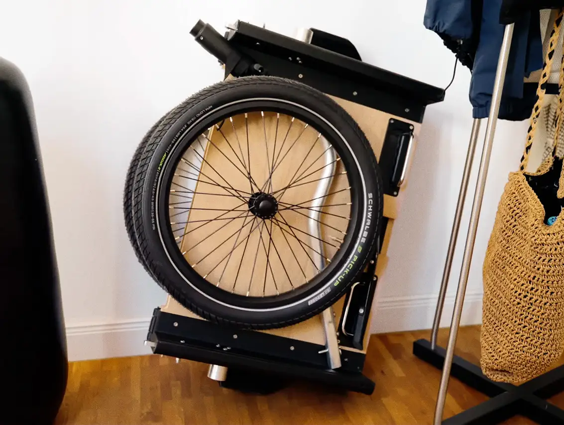 faltbarer Fahrradanhänger nick von smoovotech